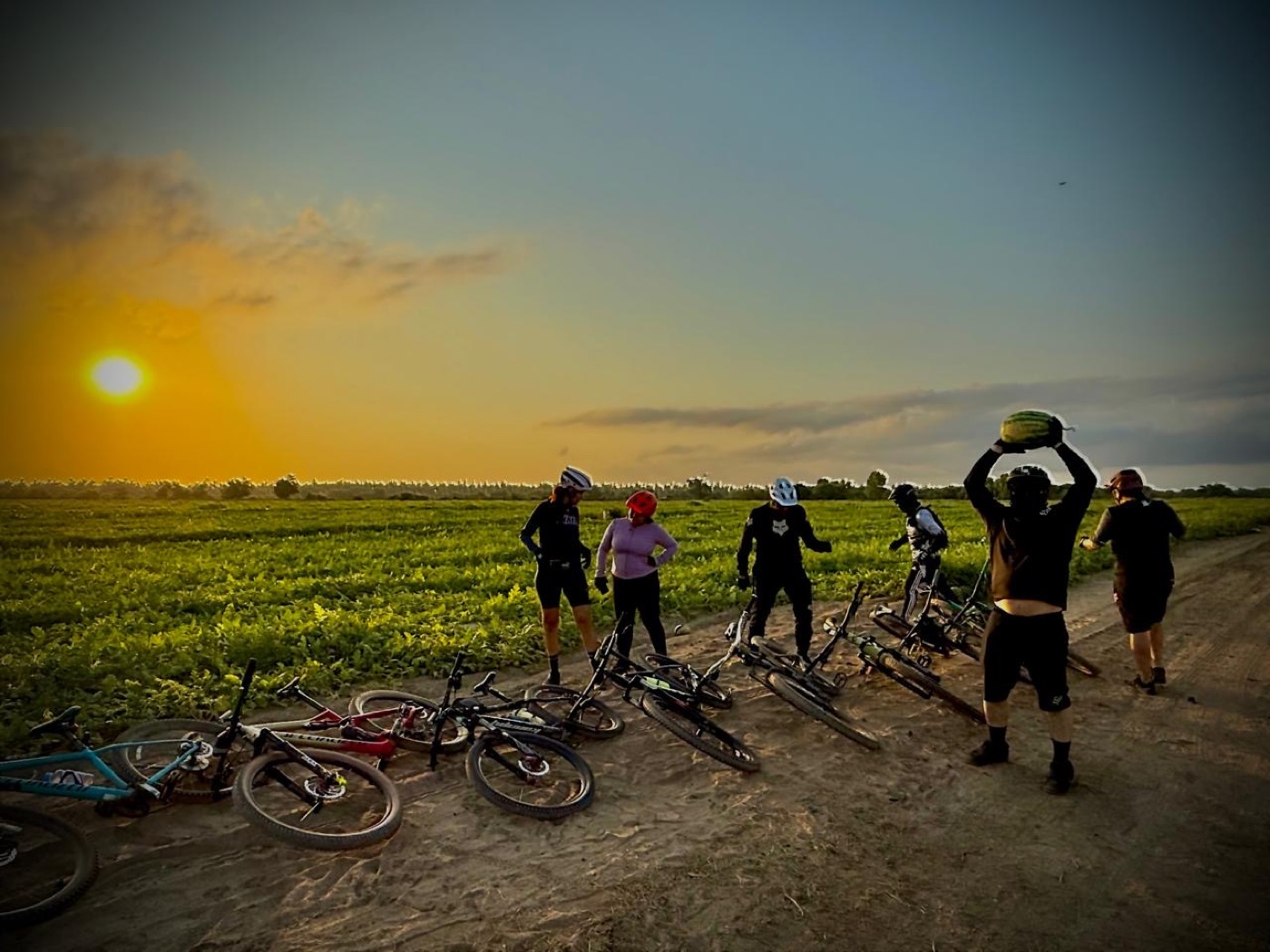 El amanecer en grupo